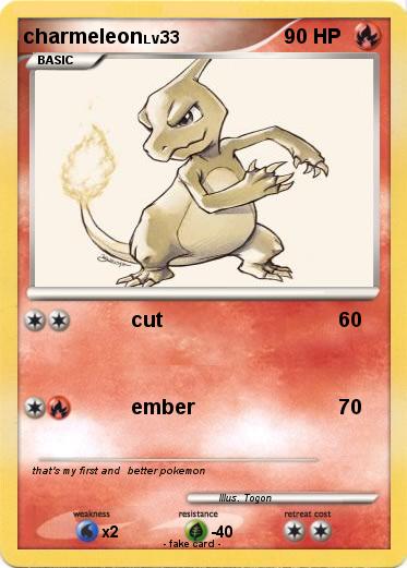 Pokemon charmeleon