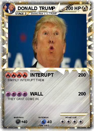 Pokemon DONALD TRUMP
