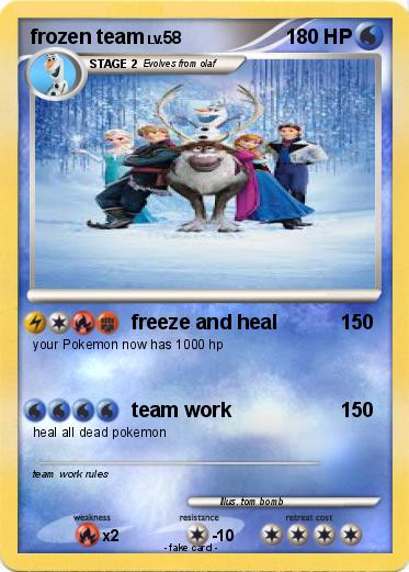 Pokemon frozen team