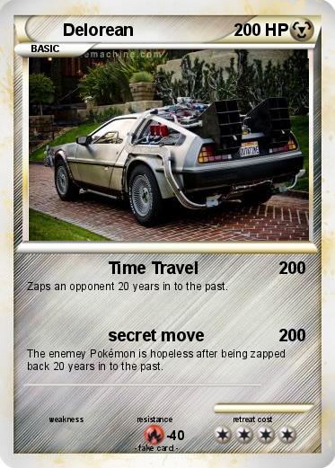 Pokemon Delorean