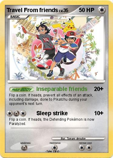 Pokemon Travel From friends