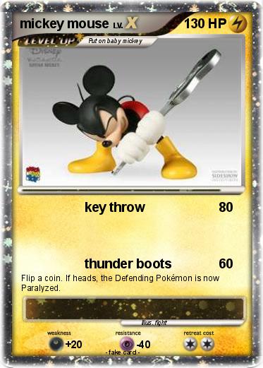 Pokemon mickey mouse