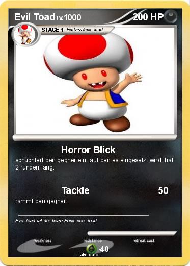 Pokemon Evil Toad