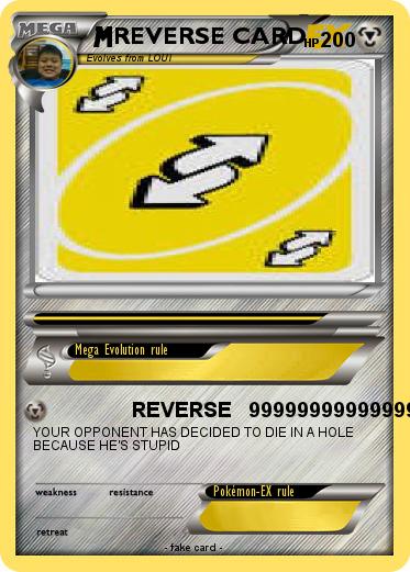 Pokemon REVERSE CARD
