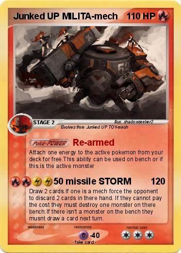 Pokemon Junked UP MILITA-mech