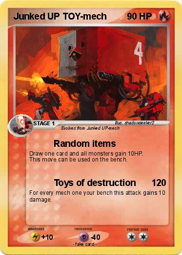 Pokemon Junked UP TOY-mech