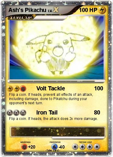 Pokemon Ash's Pikachu