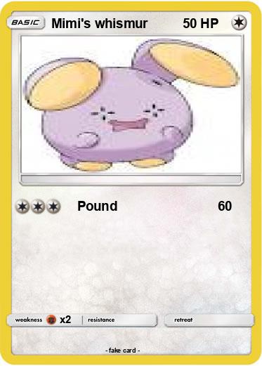 Pokemon Mimi's whismur