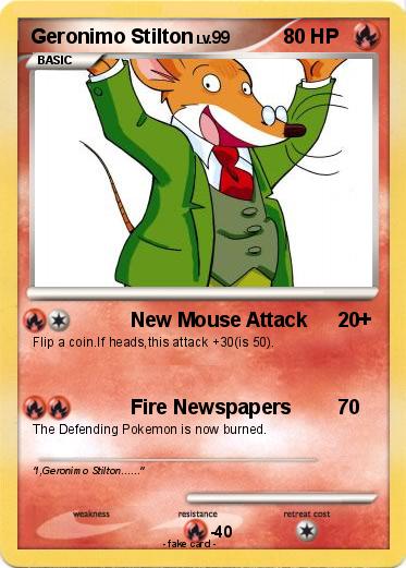 Pokemon Geronimo Stilton