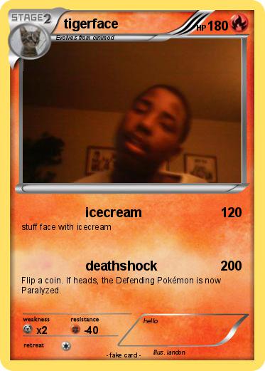 Pokemon tigerface