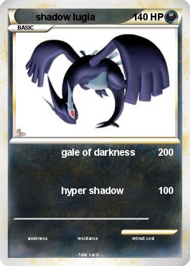 Pokemon shadow lugia