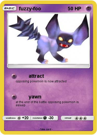 Pokemon fuzzy-foo