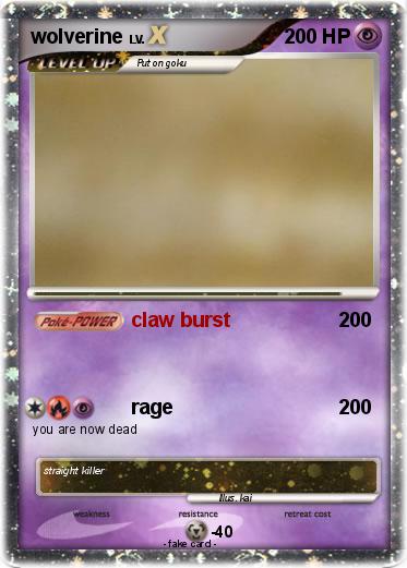 Pokemon wolverine