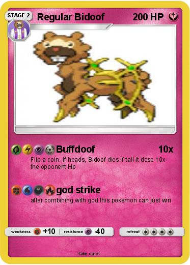 Pokemon Regular Bidoof