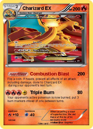 Pokemon Charizard EX