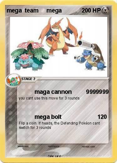 Pokemon mega  team     mega