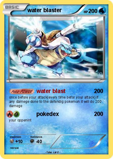Pokemon water blaster