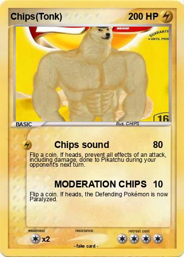 Pokemon Chips(Tonk)