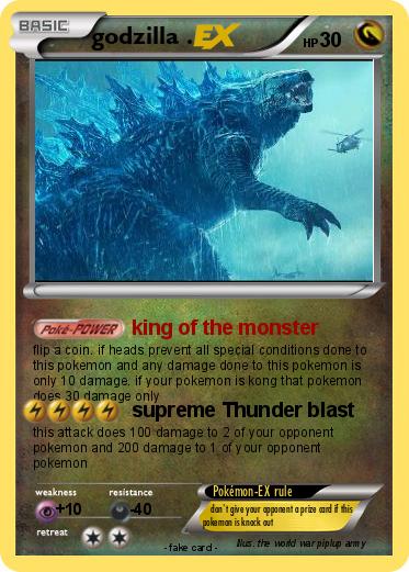 Pokemon godzilla .