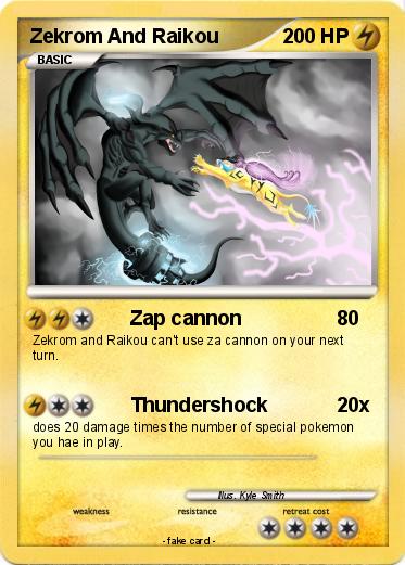 Pokemon Zekrom And Raikou