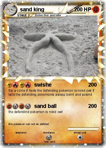 Pokemon sand king