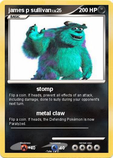 Pokemon james p sullivan