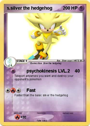 Pokemon s.silver the hedgehog