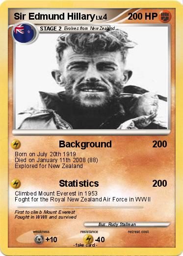 Pokemon Sir Edmund Hillary