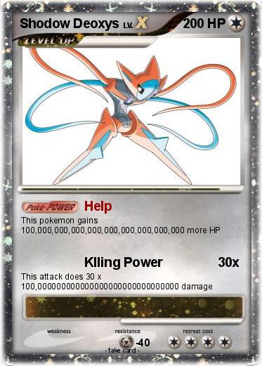 Pokemon Shodow Deoxys