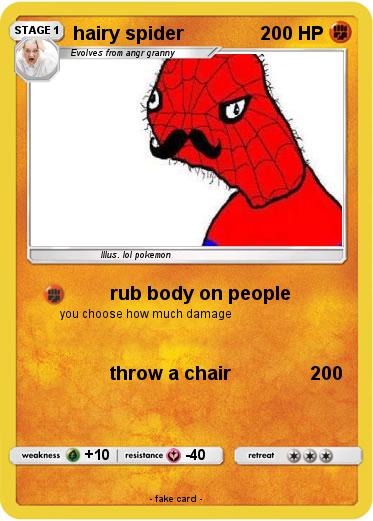 Pokemon hairy spider