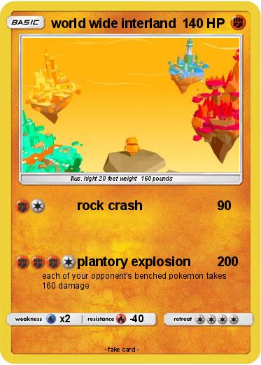 Pokemon world wide interland