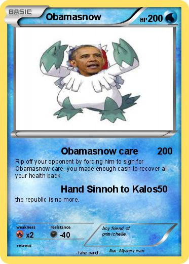 Pokemon Obamasnow