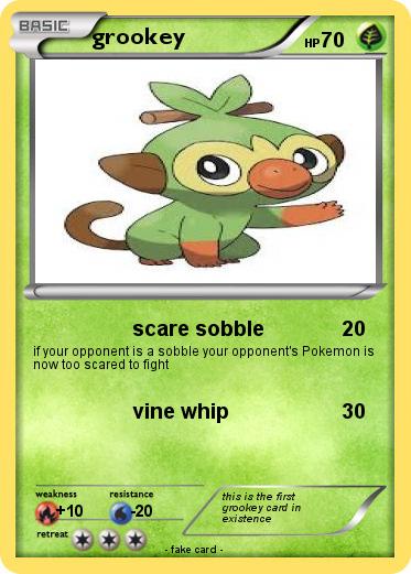 Pokemon grookey