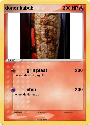 Pokemon donor kabab