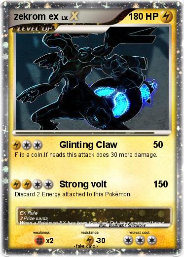Pokemon zekrom ex
