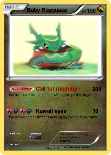Pokemon Baby Rayquaza
