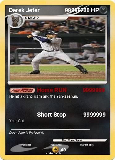 Pokemon Derek Jeter                99999