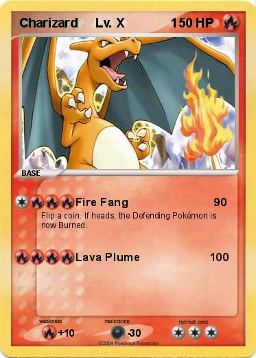 Pokemon Charizard     Lv. X             1