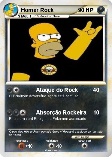 Pokemon Homer Rock