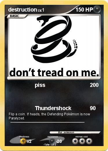 Pokemon destruction