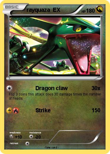 Pokemon rayquaza  EX