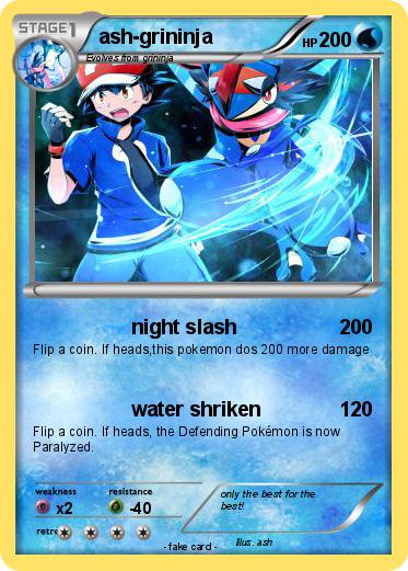 Pokemon ash-grininja