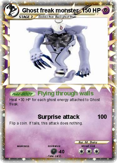 Pokemon Ghost freak monster