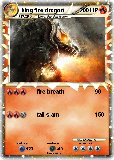 Pokemon king fire dragon