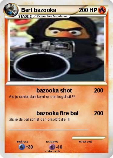 Pokemon Bert bazooka