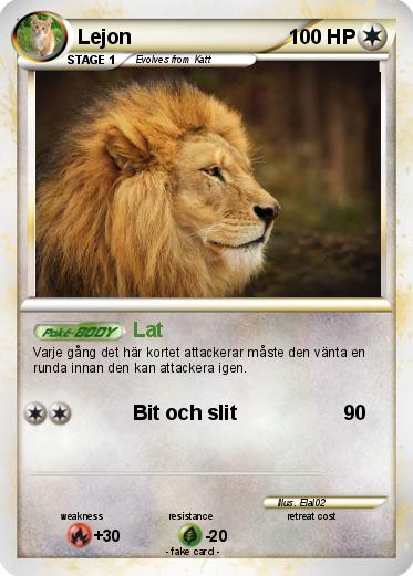 Pokemon Lejon