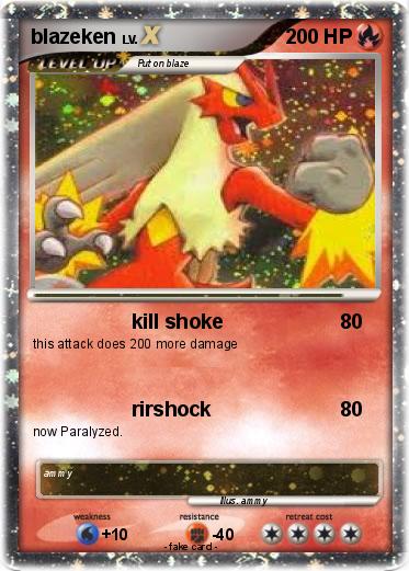 Pokemon blazeken