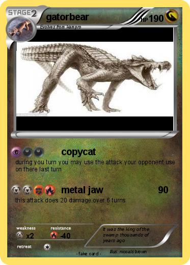 Pokemon gatorbear