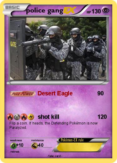 Pokemon police gang
