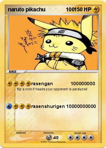 Pokemon naruto pikachu              100